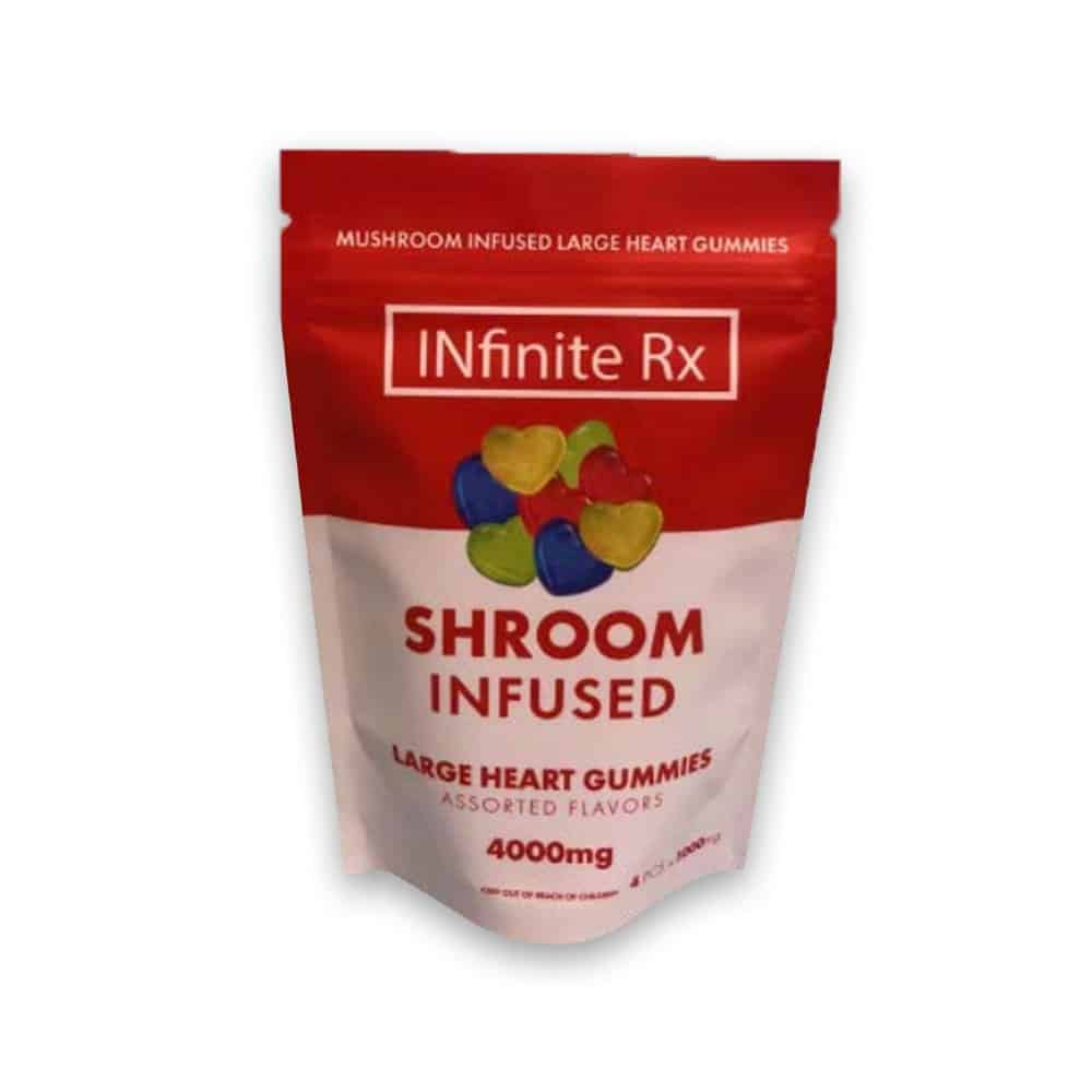 Infinite RX Magic Mushroom infused Gummies with 90 minutes Calgary Weed Delivery