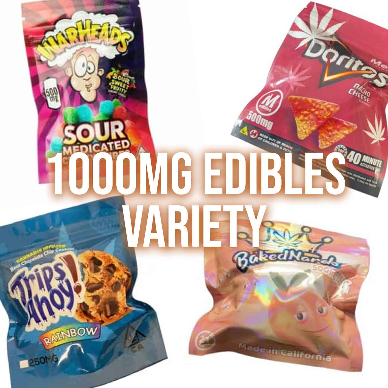 Edible variety pack 1000mg