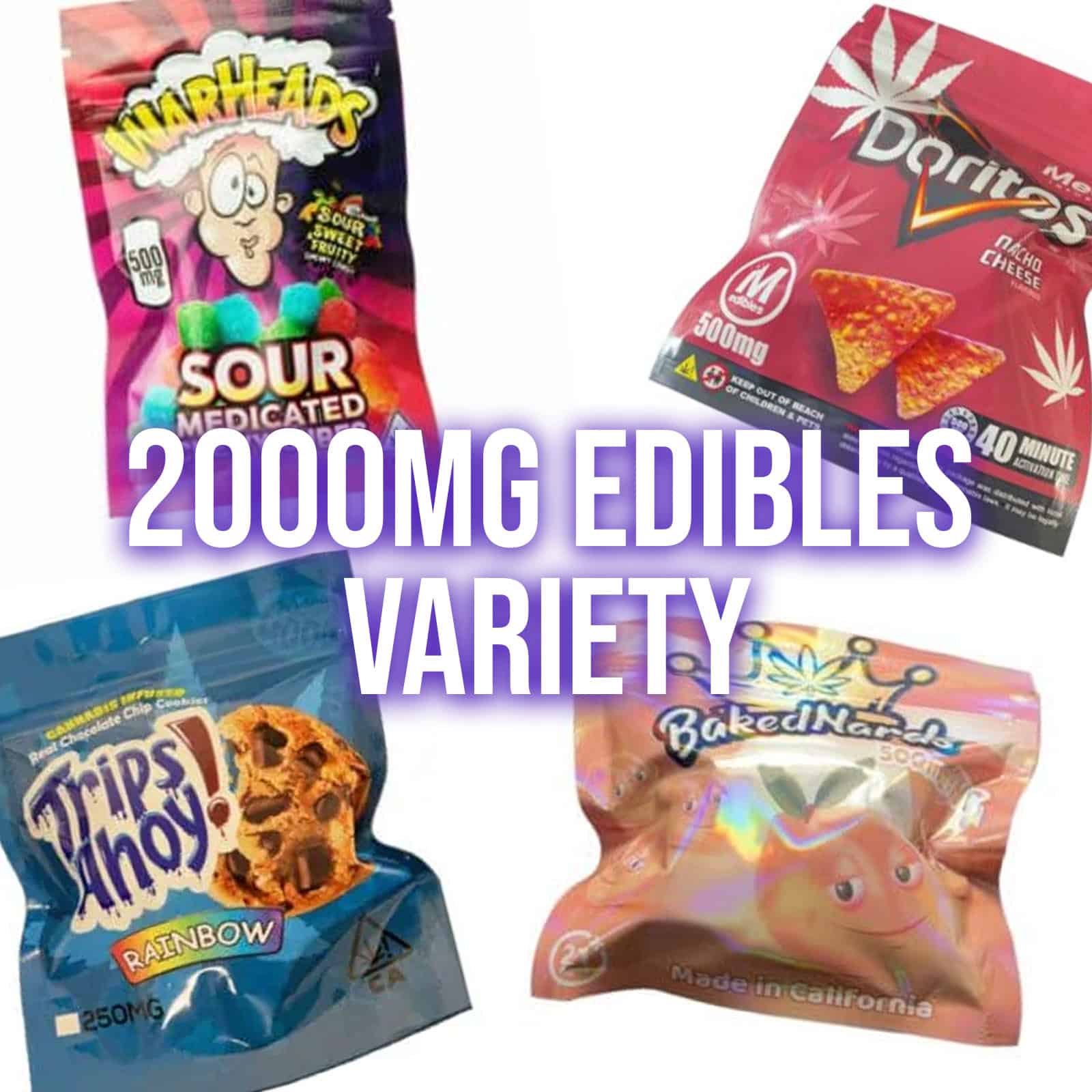 Edible variety pack 2000mg