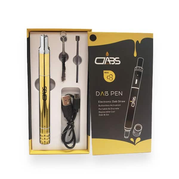 Dab Pen – GOLD – Dab Glass Electronic Dab Straw